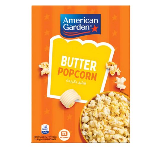 American Garden  Butter Popcorn Gluten Free Microwave Regular