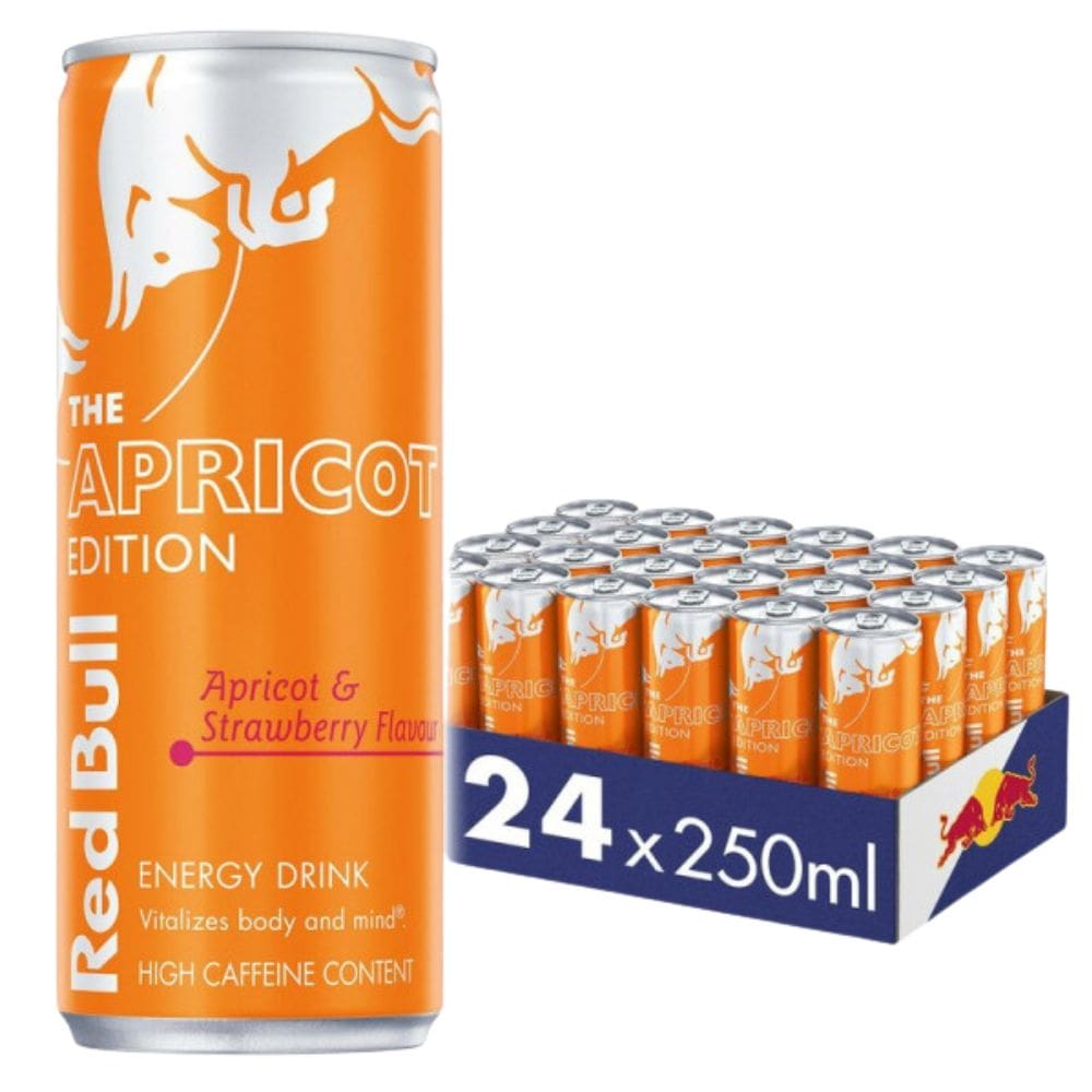 Strawberry Apricot Red Bull Red Bull Energy Drink Bulk Redbull Energy Drink Strawberry & Apricot Drink Suppliers Red Bull Distributor 24x250ml