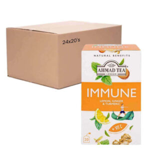 Ahmad Immune Lemon Ginger and Turmeric + Vitamin C Envelope 6x20s Tea Bag