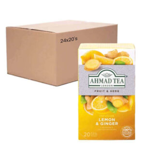 Ahmad Lemon and Ginger Envelope 6x20s Tea Bag