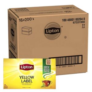 Lipton Yellow Label Black Tea Bags 16x200s