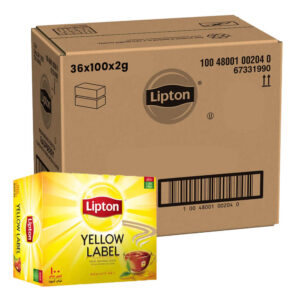 Lipton Yellow Label Black Tea Bags 36 x100 x 2g