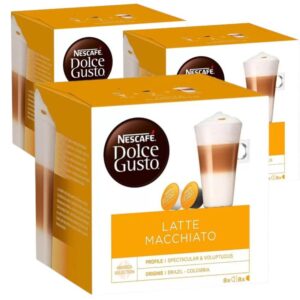 Nescafe Dolce Gusto Latte Macchiato Coffee 16 capsules 3x16g