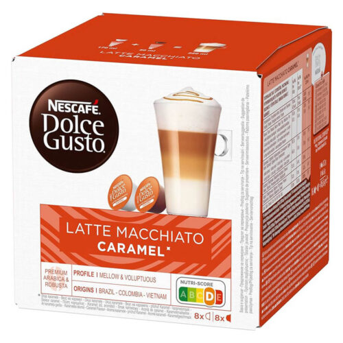 Latte Macchiato Caramel Coffee Nescafe Dolce Gusto Coffee Dolce Gusto Coffee Capsules Caramel Capsule Coffee & Pods Coffee Capsules 16 pcs