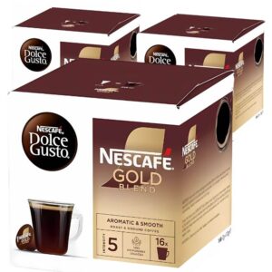 Nescafe Dolce Gusto Nescafe Gold Blend Coffee 16 capsules3x16g