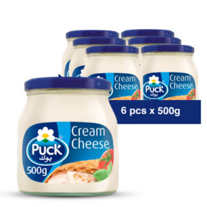 Puck Cheddar Cream Cheese Spread 6x500g