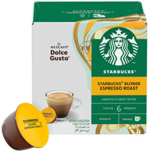 Starbucks Espresso Roast by Nescafe Dark Roast Coffee Pods Nescafe Dolce Gusto Coffee Order Starbucks Espresso Roast Nescafe Coffee Pods 12 pcs