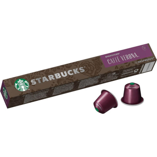 Starbucks Caffe Verona by Nespresso Buy Starbucks Cafe Verona Nespresso Dark Roast Coffee Coffee Capsules 10pcs Online Dark Roast Coffee Capsules