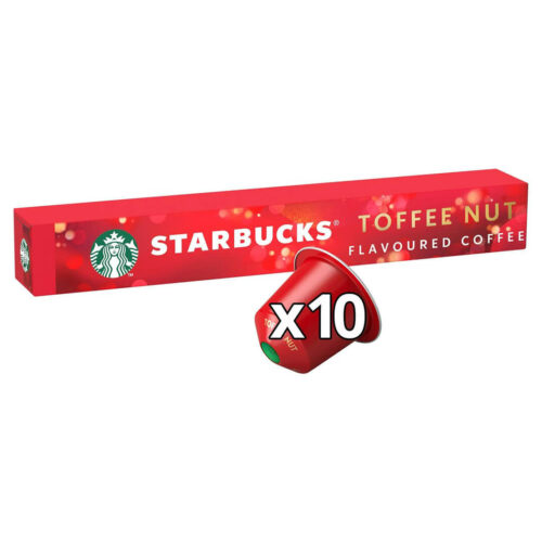 Starbucks Toffee Nut Coffee Starbucks Toffee Nut Latte Toffee Nut by Nespresso Coffee Latte Coffee Capsules 10 pcs Starbucks Nut Coffee Capsules