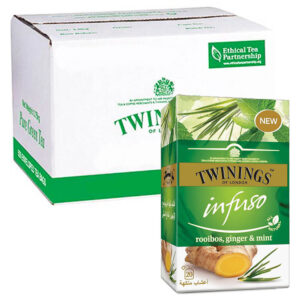 Twinings Infuso Rooibos Ginger Mint Tea 6x20s