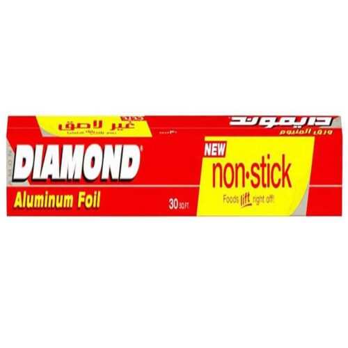 Diamond Aluminium Non-Stick Foil Silver