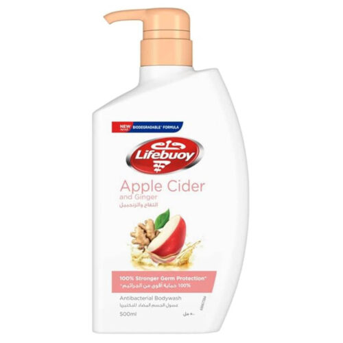 Lifebuoy Apple Cider and Ginger Antibacterial Liquid Soap and Handwash Regular Packing 500ml