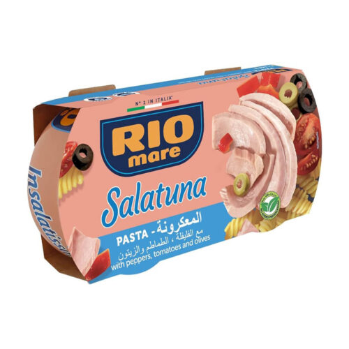 Rio Mare Salatuna Pasta with Peppers and Tomatoes and Olives