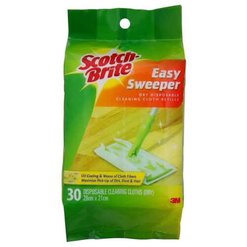 Scotch Brite 3M Easy Sweeper Refill Dry 30pcs