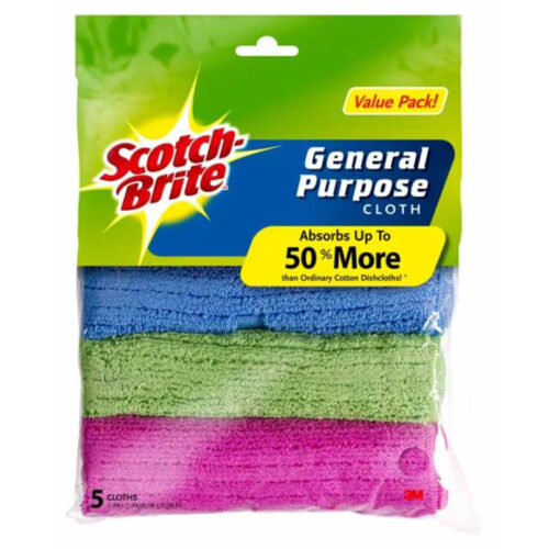 Scotch Brite Microfiber General Purpose Cloth 5pcs