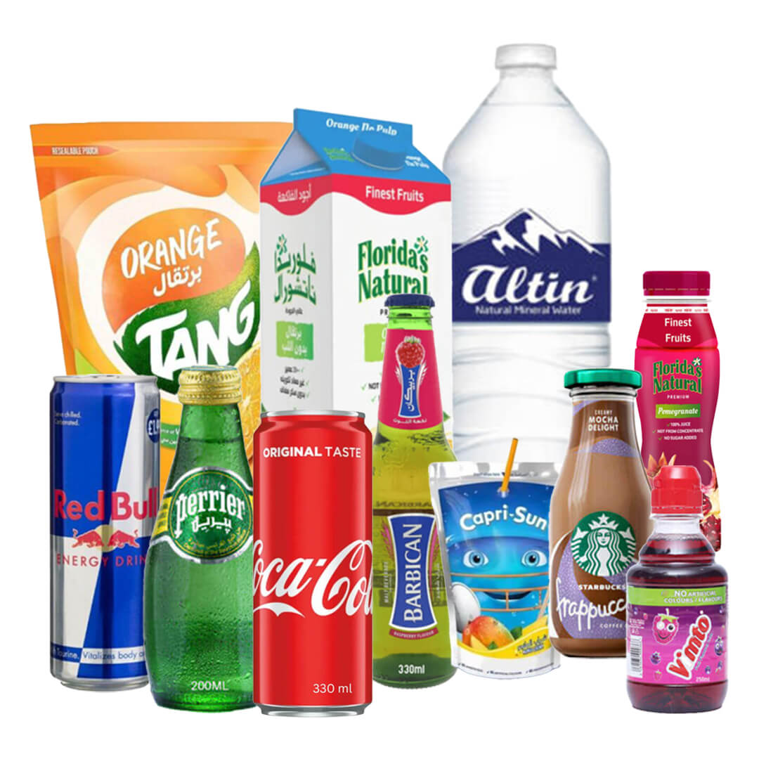 Water, Beverages & Juices