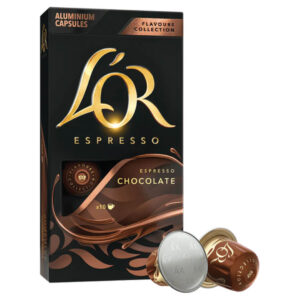 L'or Espresso Chocolate Coffee Chocolate Flavour Coffee Pods Buy Espresso Chocolate coffee Nespresso hot chocolate pods Espresso Chocolate Coffee Capsules