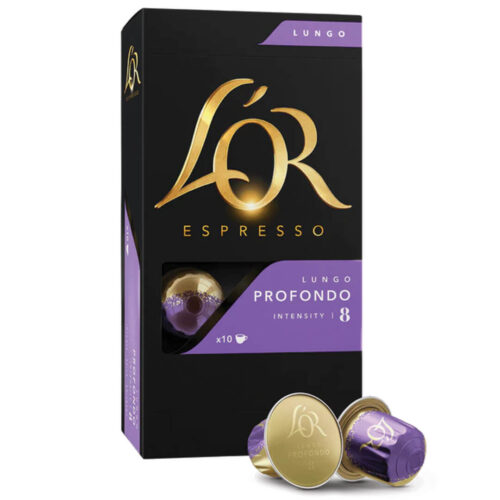 L'or Espresso Profondo Coffee Espresso Lungo Coffee Capsules Profondo Intensity 8 Coffee L'or Coffee Capsules 10 Pcs Buy L'Or Espresso Pods