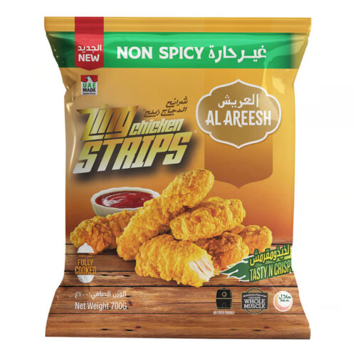 العريش شرائح دجاج زنجر غير حار