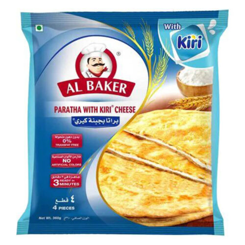 Al Baker Paratha with Kiri Cheese