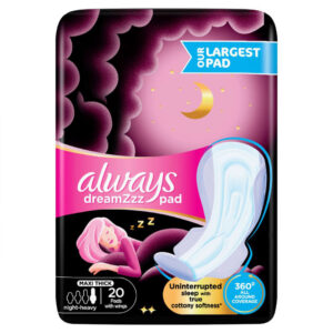 Always Dreamzz Breathable Soft Maxi Thick Night Long Sanitary Pads w/ Wings 20pcs