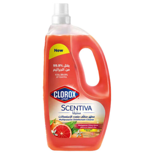 Clorox Scentiva Disinfectant Cleaner Madagascar Citrus Grove 1.5ltr