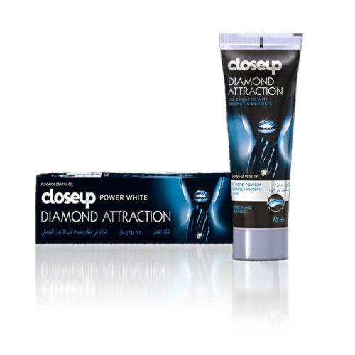 Close Up Diamond Attraction Whitening Toothpaste Power White Refreshing Menthol 75ml