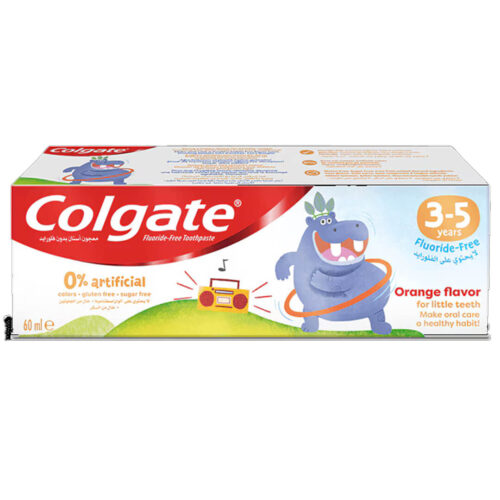 Colgate Kids Flouride Free Artificial Free Toothpaste 3-5 Years 60ml
