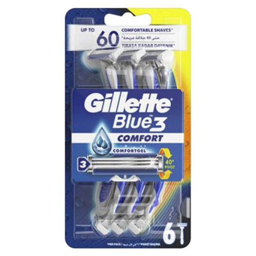 Gillette Blue 3 Comfort Disposable Multicolour  Razors