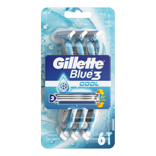 Gillette Blue 3 Cool Men's 3-Bladed Disposable Razor