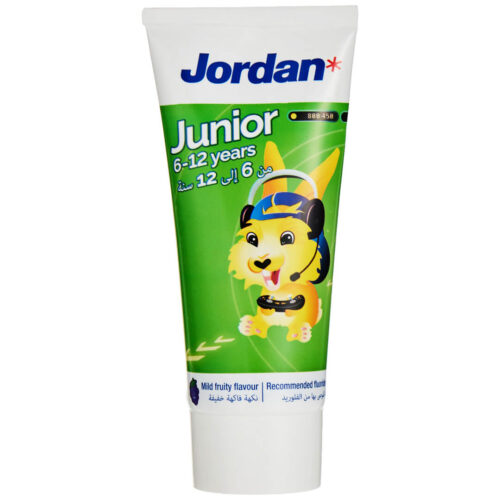 Jordan Junior Toothpaste Mild Fruity Flavour from 6-12 Years