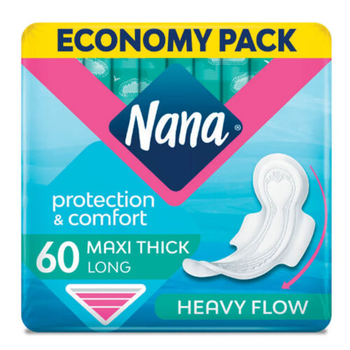 Nana Maxi Thick Long Heavy Flow Pads Value Pack 60pcs