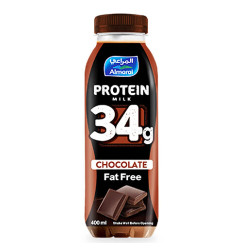Almarai Chocolate Protein Milk Fat Free 400ml