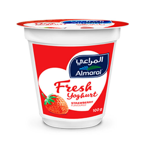 Almarai Strawberry Flavoured Fresh Yoghurt Small 100g
