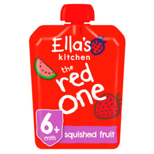 Ella's Kitchen Red One Smoothie Red One baby smoothie pouch Ella's Kitchen organic fruit baby smoothie pouch online organic squished fruits packed