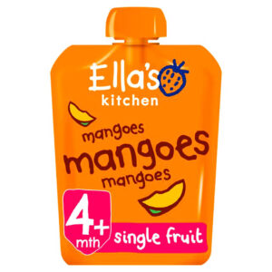 Ella's Kitchen Baby Food Mango Puree Food Pouch Organic pureed mangoes online Ella's Kitchen Organic Mangoes Organic Baby Food Mangoes