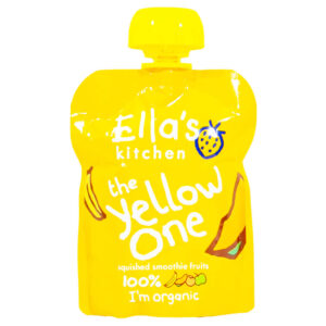 Organic Yellow One Smoothies Fruits 100% organic squished fruits Order Yellow One Baby Smoothie Buy Ella's Kitchen Smoothie yellow one smoothie pouch online