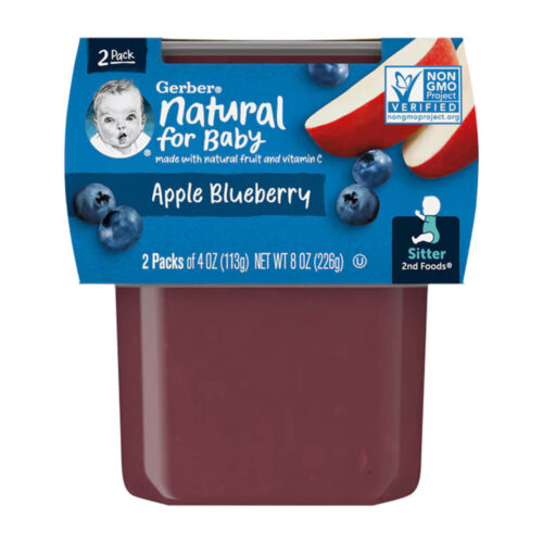 Gerber Baby Food Apple Blueberry 226g