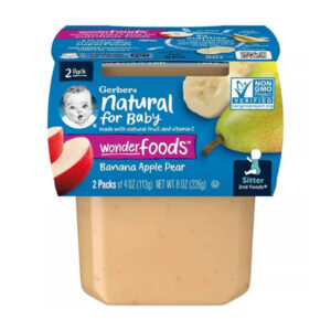 Banana Apple Pear Puree Gerber 2nd Foods Baby Baby Second Food Tub Online Gerber Sitter 2nd Foods Toddler Baby Food Fruit