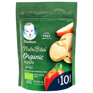 Nutri Bites Apple Biscuits Gerber Organic Baby Food Apple Biscuits from 10 Months Organic Nutri Bites Biscuits Baby Food Organic Nutri Bites