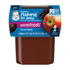 Baby Food Prune Apple 2nd Foods Prune Apple Gerber baby food stage 2 Foods Prune Baby Food Gerber Baby Food UAE