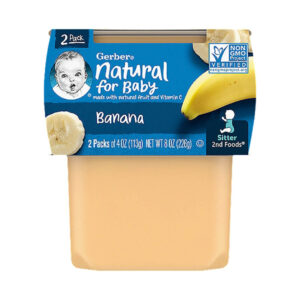 Gerber Banana 2nd Baby Food Baby Second Food Tub Natural Banana Baby Food Shop Baby Food Purees Gerber Sitter 2nd Foods age