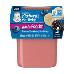 Gerber Banana Blackberry Blueberry Gerbers Blueberry Baby Food Gerber Baby Food Online Banana Blueberry Blackberry Oatmeal 2nd Foods Banana Blackberry