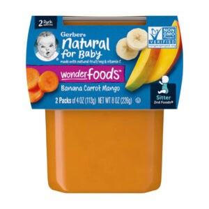 Banana Carrot Mango 2nd Foods Gerber Banana Carrot Mango Gerber 2nd Foods Natural Gerber food stage 2 puree 2nd Foods Online UAE
