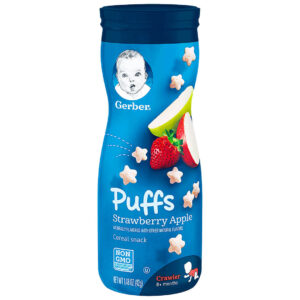 Buy Gerber Graduates Strawberry Apple Puffs cereal snack online. Delicious Gerber Puffs Strawberry Apple for babies. Order Gerber Graduates Baby Puffs now!