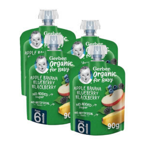 Apple Banana Blueberry & Blackberry Buy Gerber Baby Food Gerber's Blueberry Baby Food Gerber Baby Food stage 1 Baby Food from 6 Months online