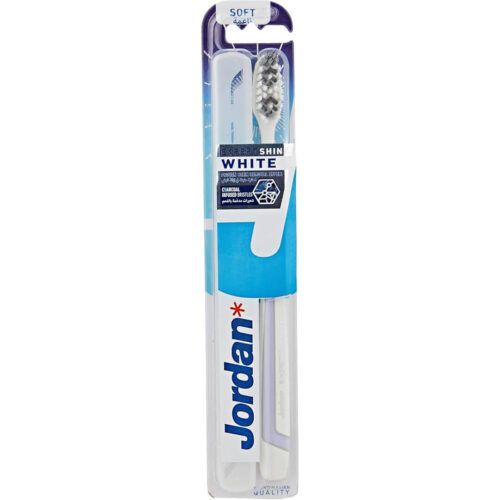 Jordan Clinic Shiny White Soft Asorted Color toothbrush 1pc