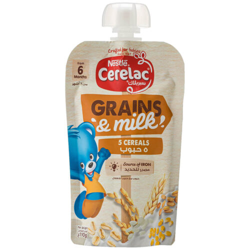 Nestle Cerelac Grains Milk Milk 5 Cereals from 6 Months Nestle Cerelac Baby Cereal Baby Cereal with Milk 5 Grains Cerelac Grains Milk 5