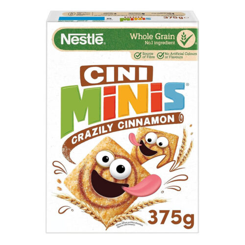 Nestle Cini Minis Cinnamon Breakfast Cereal 375g