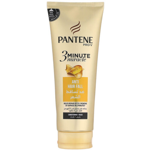 Pantene Pro-V 3 Minute Miracle Anti Hair Fall Conditioner + Mask